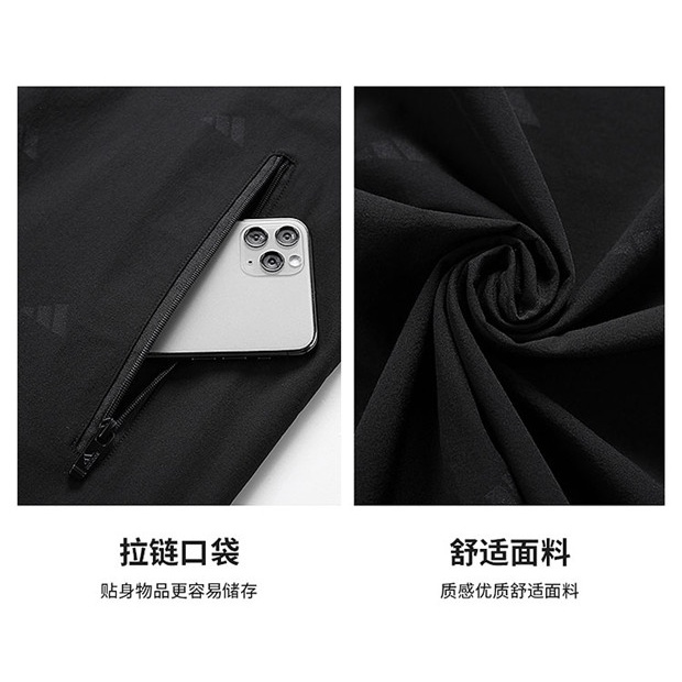 Áo khoác thể thao Adidas 100% chính hãng chống gió in họa tiết độc đáo cho nam và nữ