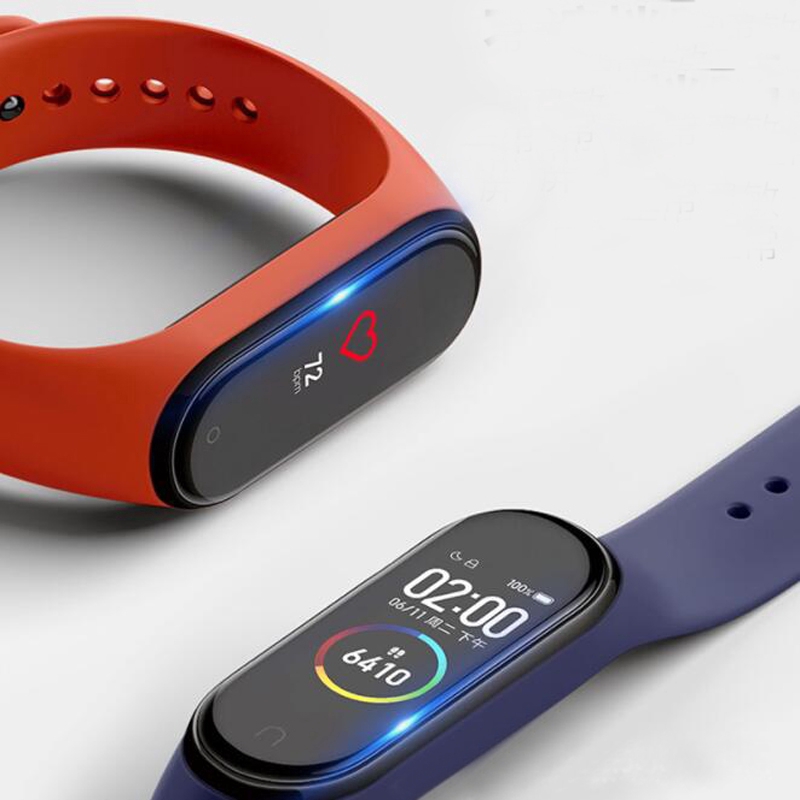2Pcs/set 3D Clear Protective Flexible Film Full Cover Screen Protector Guard for Xiaomi Mi Band 4