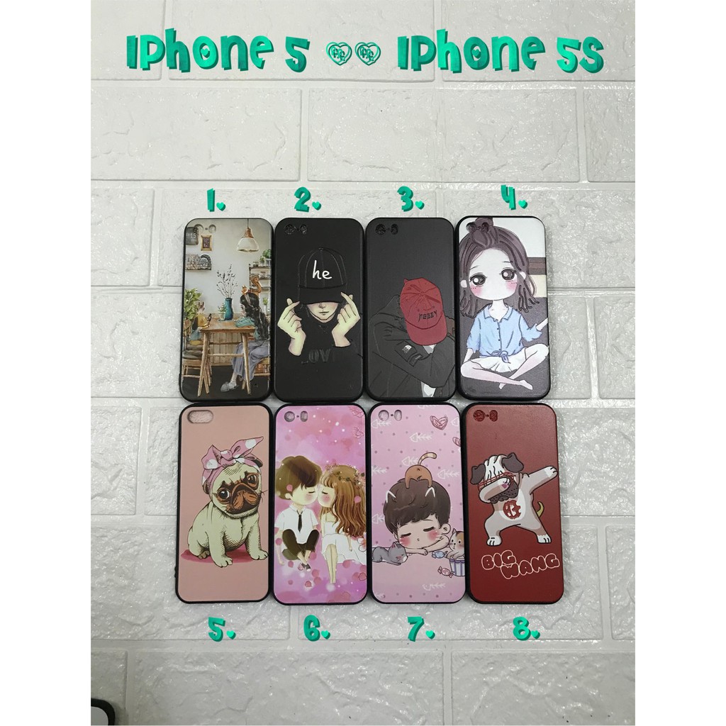 ỐP LƯNG THỜI TRANG IN HÌNH SIÊU ĐẸP IPHONE 5/5S