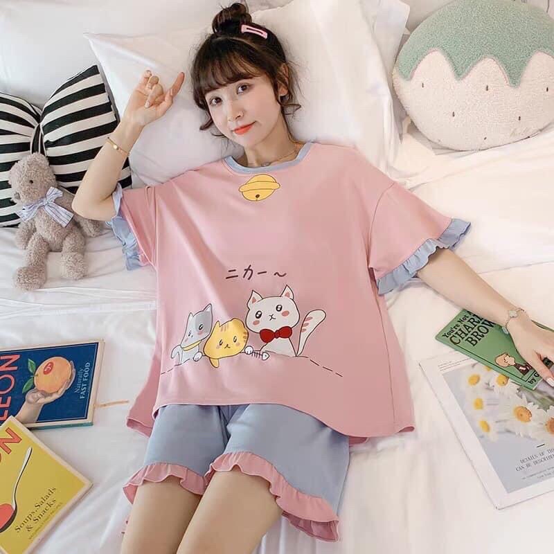 Bộ ngủ nữ 💖FreeShip💖 bộ ngủ đùi hoạt hình | WebRaoVat - webraovat.net.vn