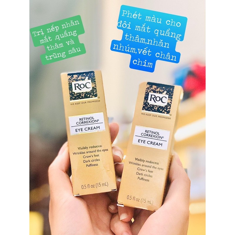 <Hàng auth, bill hãng> Kem mắt retinol RoC chống lão hoá | BigBuy360 - bigbuy360.vn