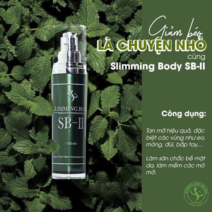 Tinh Dầu Slimming Body 2 SB-II Chính Hãng, Đai Quấn Nóng Slimming Body 2 Giúp Tan Mỡ Bụng Nhanh