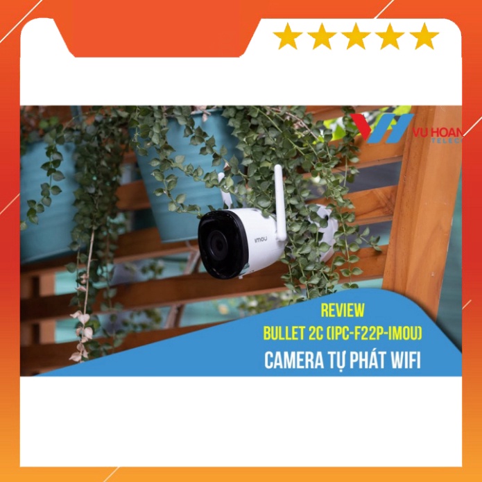 Camera IP wifi ngoài trời IMOU F42P 4.0M  F22P 2.0M  -Angten đôi và MIMO - Chống nước IP67