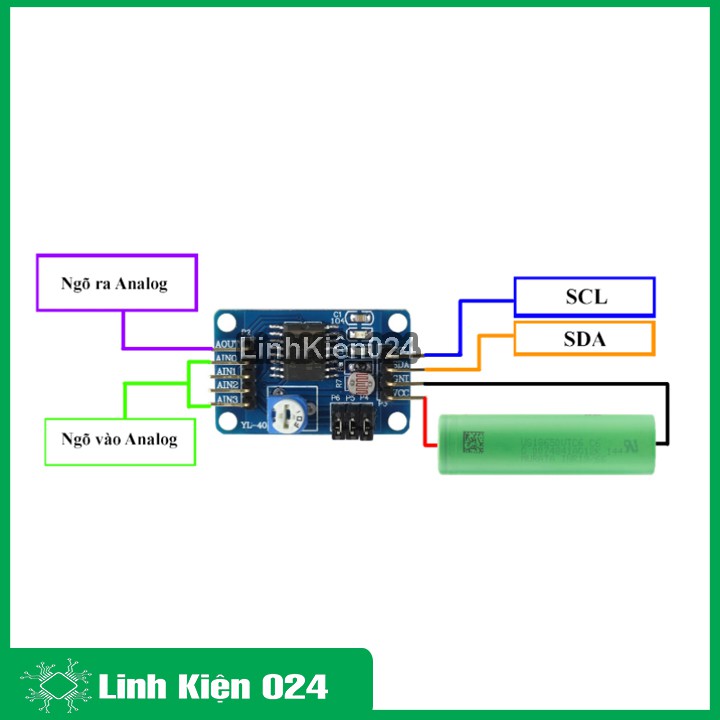 Module Chuyển Đổi AD/DA PCF8591