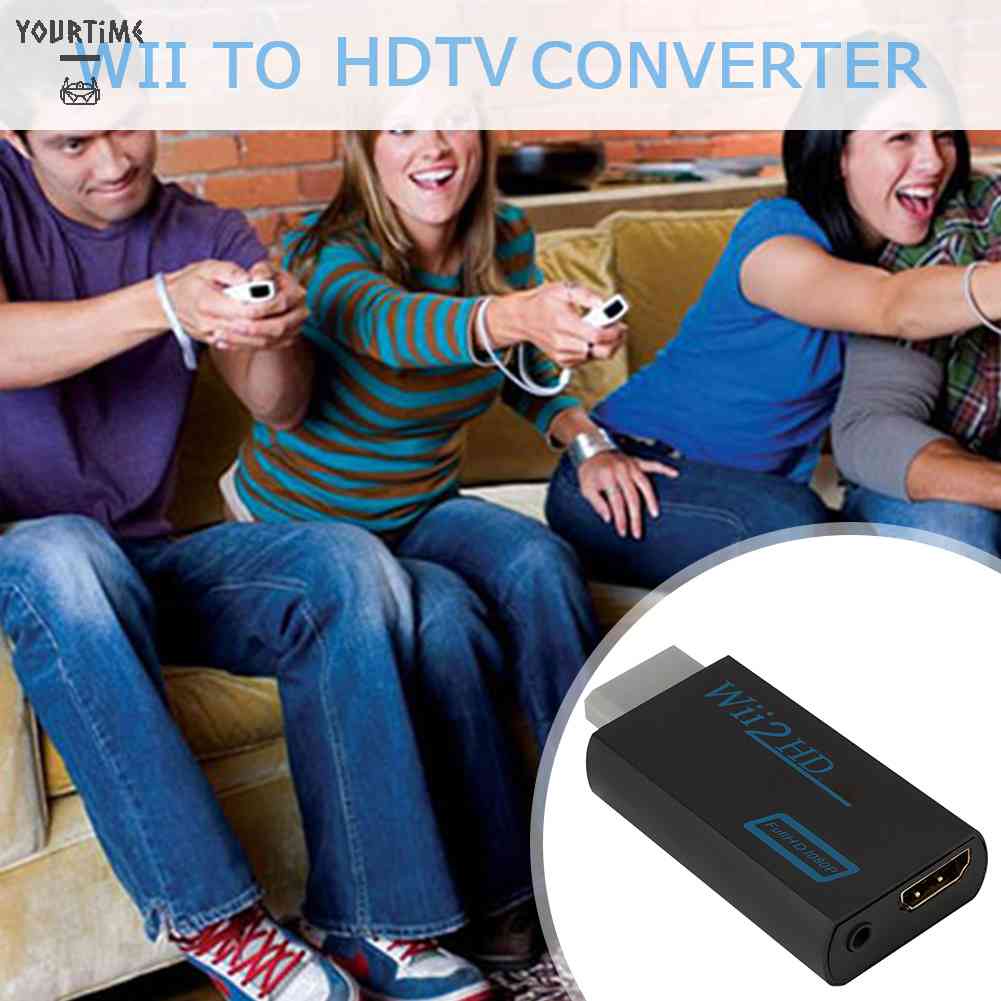 Bộ ChuyểN ĐổI Âm Thanh 3.5mm Full HD 1080P Wii 2 Wii Sang HDMI