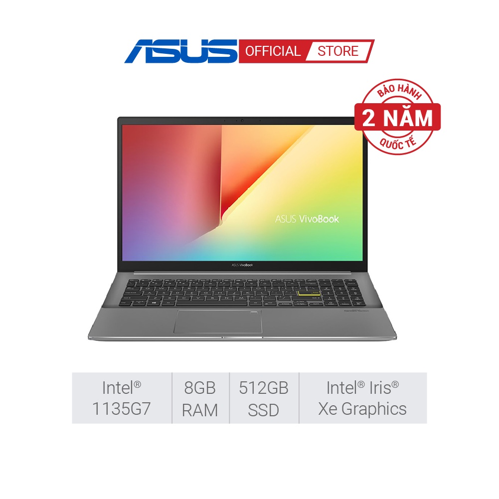 [ELBAU7 giảm 7% tối đa 1TR] Laptop Asus VivoBook S533EA-BN293T (Core i5-1135G7/8GB RAM/512GB SSD/15.6 FHD/WIN 10