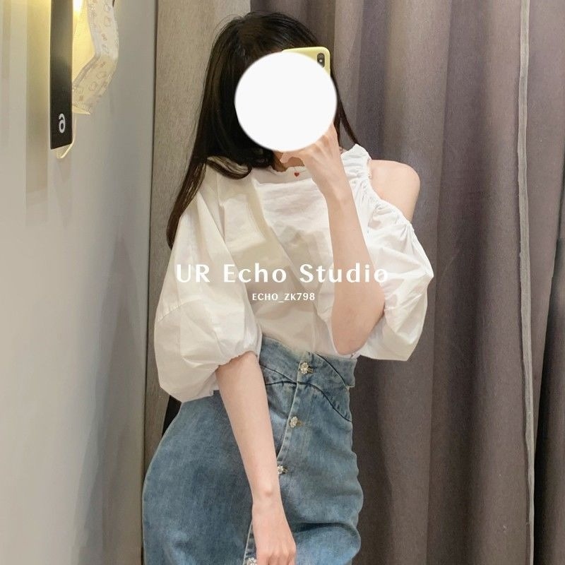 Áo Kiểu Tay Phồng Thời Trang Mùa Hè Hàn Quốc Cho Nữ
