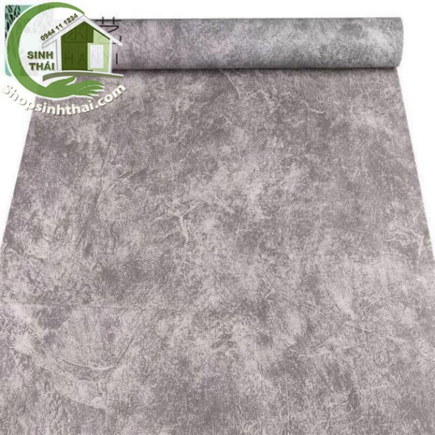 Decal giấy dán tường giả xi măng bê tông màu xám khổ 45cm - chọn kích thước