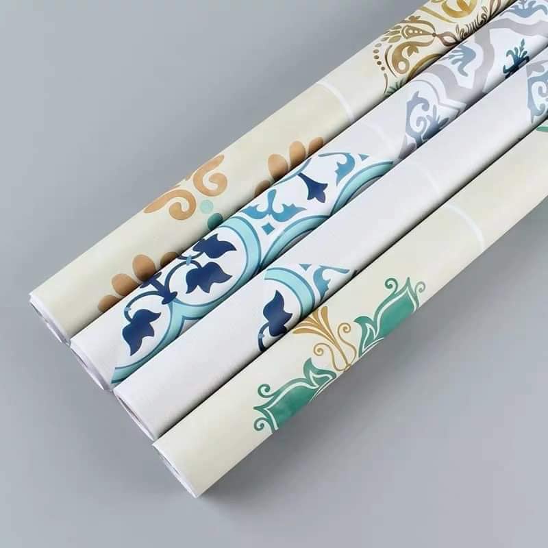 GIẤY DÁN BẾP - Dán TƯỜNG TRANG TRÍ HOA VĂN CÁCH NHIỆT - CHỐNG THẤM
