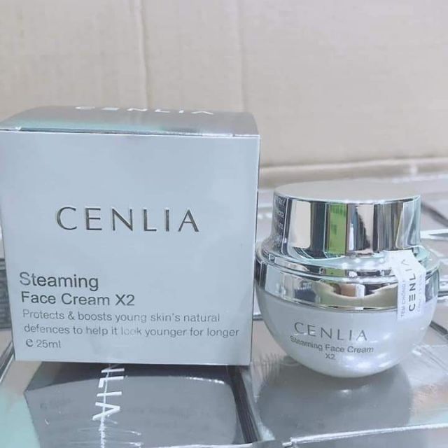 Steaming face cream x2 cenlia