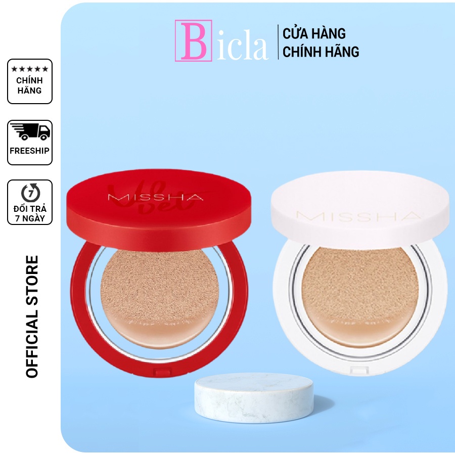 Phấn Nước Missha Mỏng Mịn, Che Phủ Tốt, Lâu Trôi - Misha Velvet Finish Cushion SPF50+ PA+++