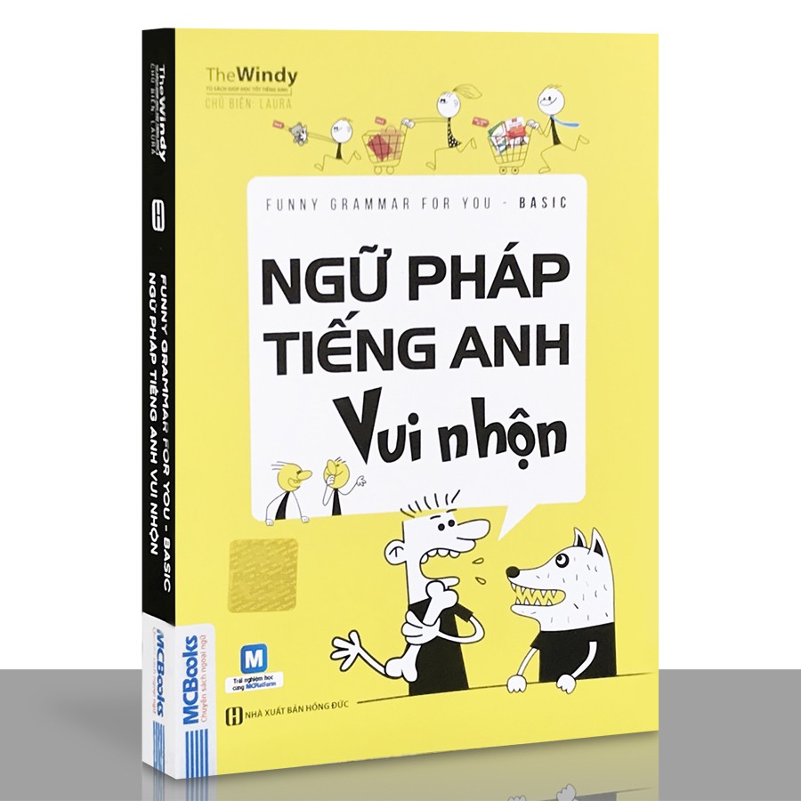 Sách - Funny Grammar For You - Basic - Ngữ pháp tiếng Anh vui nhộn (Bìa Vàng)