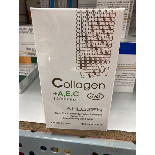 Viên uống Collagen A E C 1200mg Ahlozen Gold