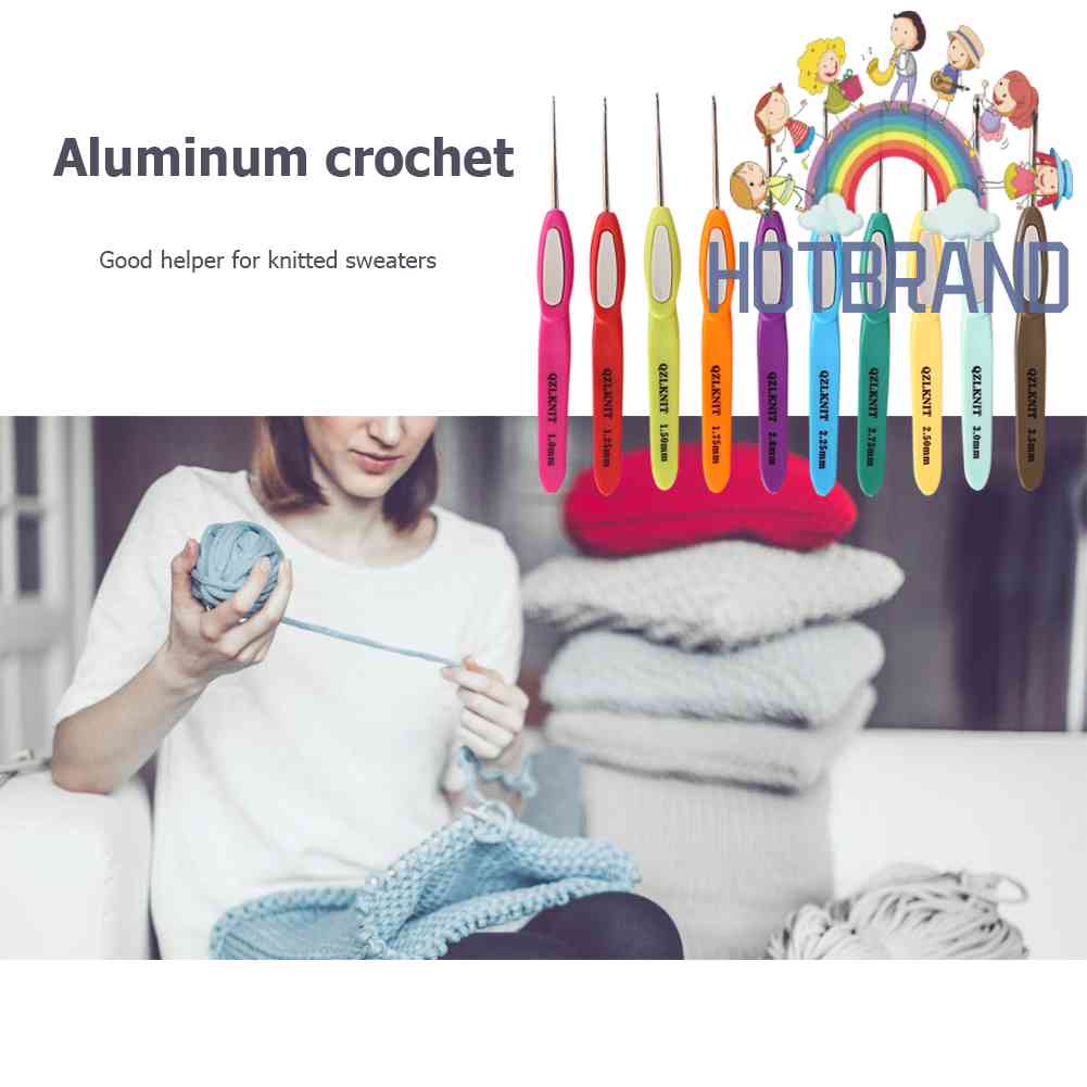 Bộ 10 Kim Móc Len 1.0mm-3.5mm