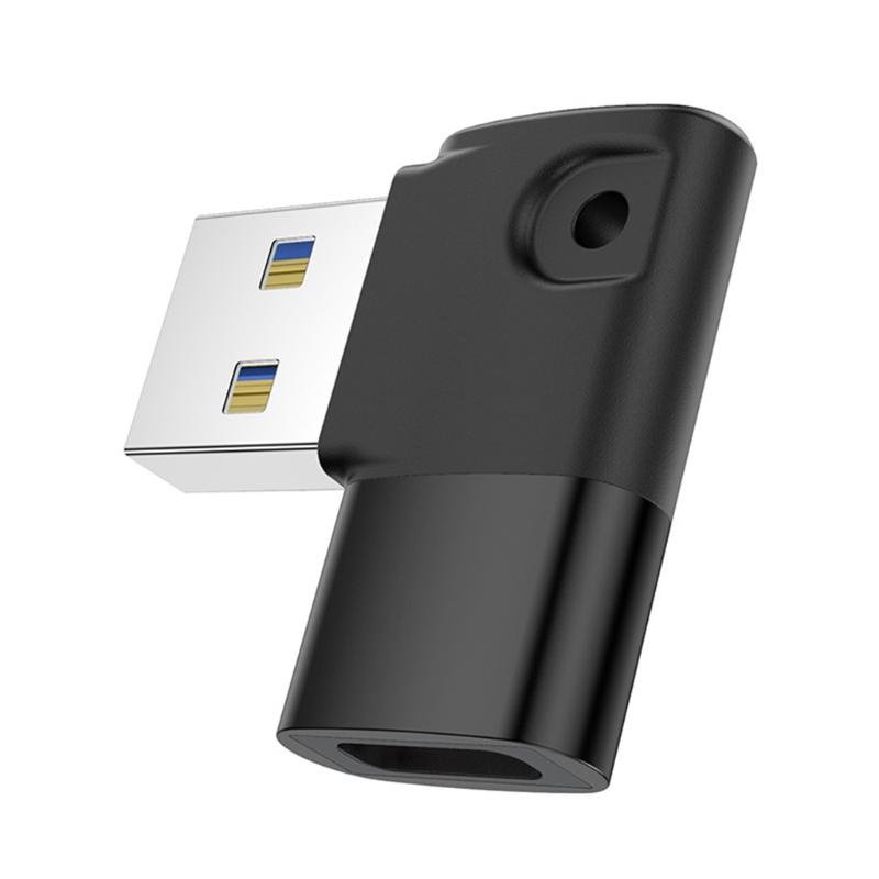 Bộ chuyển đổi USB 3.0 sang Type-C hình góc vuông 90 độ