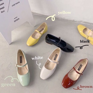 (Sẵn be 36/38) Giày cao gót Lolita da bóng nhiều màu / Guốc da bóng Mary Jane tiểu thư