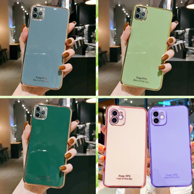 Ốp điện thoại 6D cho OPPO Reno2 F Reno4 Reno5 Reno 2F 4 5 F11 F9 F7 F1S Realme C15 C11 Pro