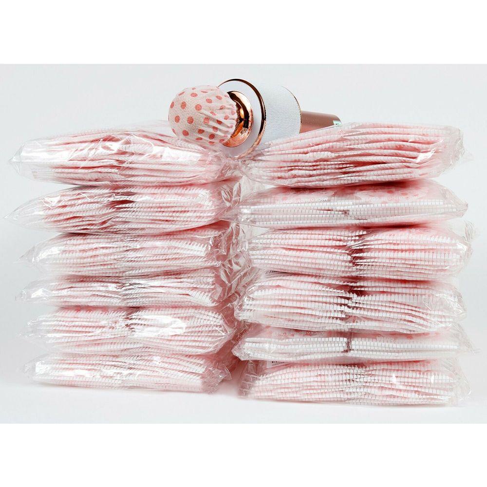 CHOOKEY Set 100 Vỏ Bọc Micro Vệ Sinh Bằng Vải Không Dệt Chắn Gió Dùng Một Lần