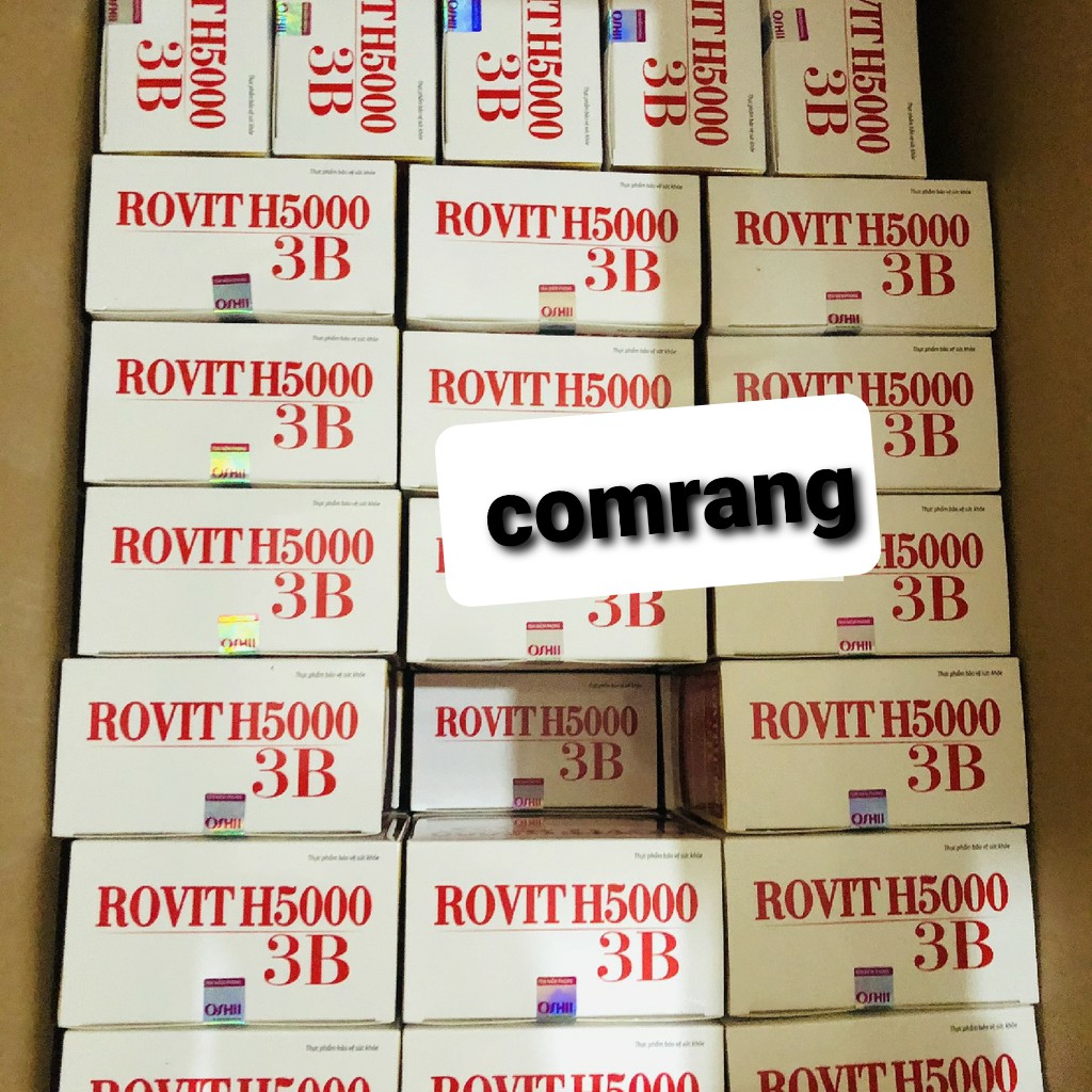 Rovit h5000 3b hộp 100 viên - bổ sung vitamin nhóm b,mg,giảm triệu chứng đau dây thần kinh ngoại biên
