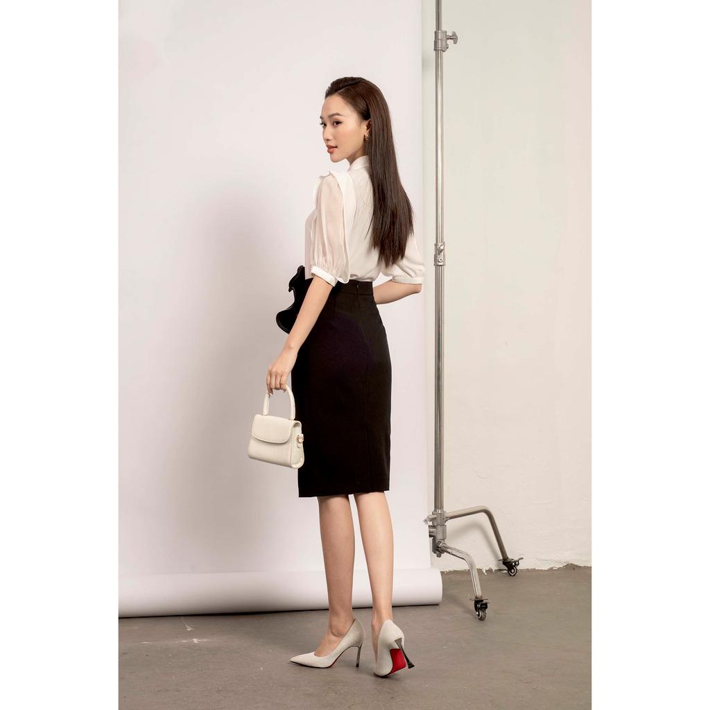 Chân váy ôm, tà bong cách điệu trang trí MMOutfit M-JU071021103
