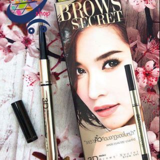 Kẻ mày đa năng mistine 3d brow secret 3 in 1