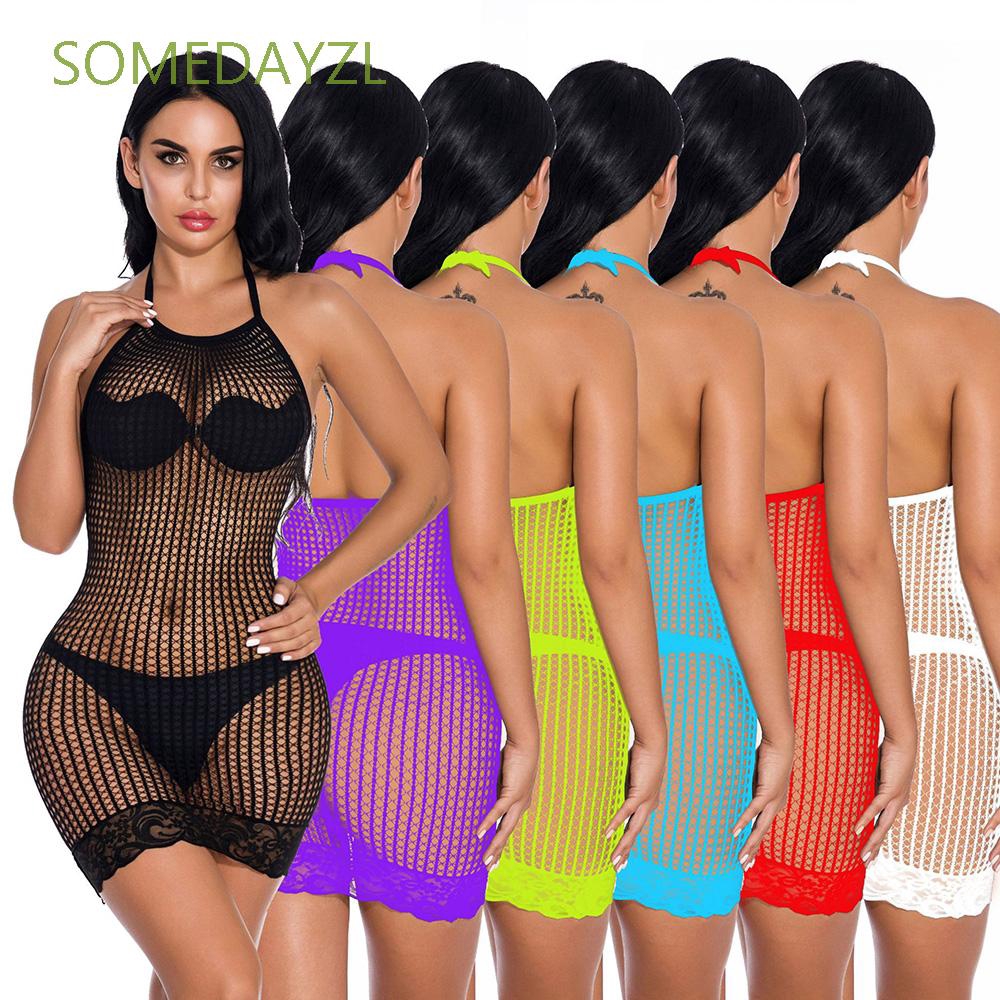 Đồ Lót Lưới Liền Thân Quyến Rũ Cho Nữ