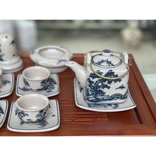 Bộ ấm chén vuông tùng