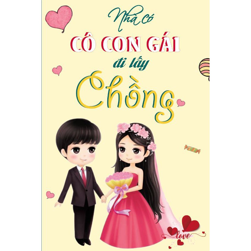 Các mẫu bảng cưới để cổng đẹp, xinh xắn