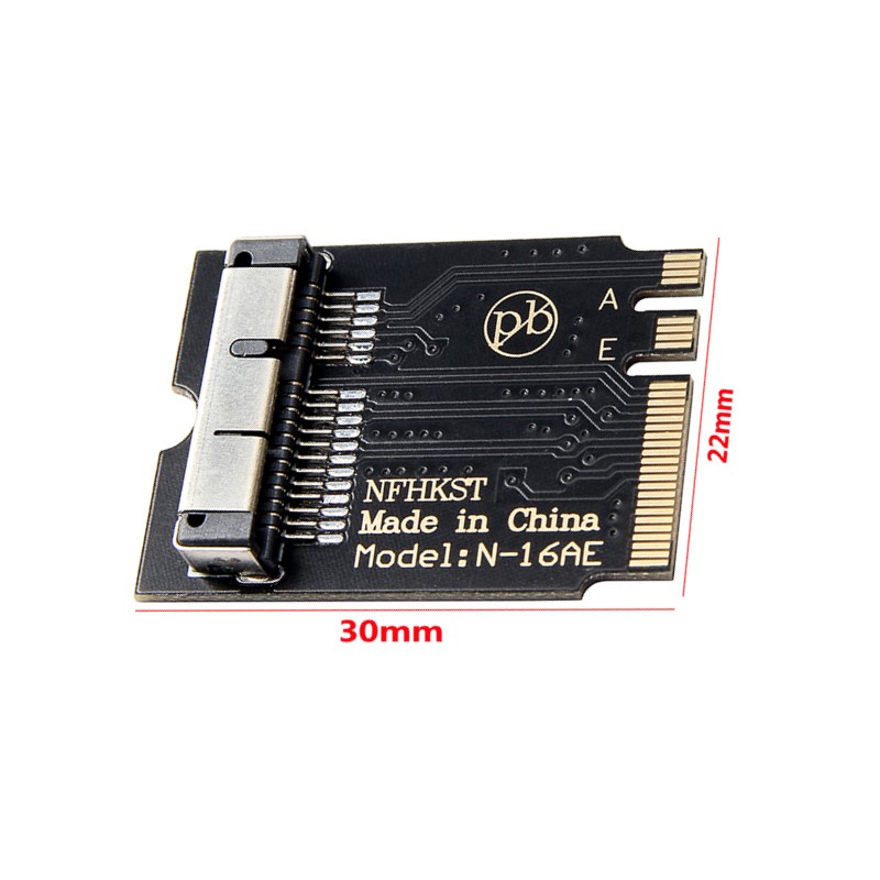 Adapter chuyển đổi WIFI Hackintosh Broadcom BCM94360CS2 (M.2/NGFF - Ngược)