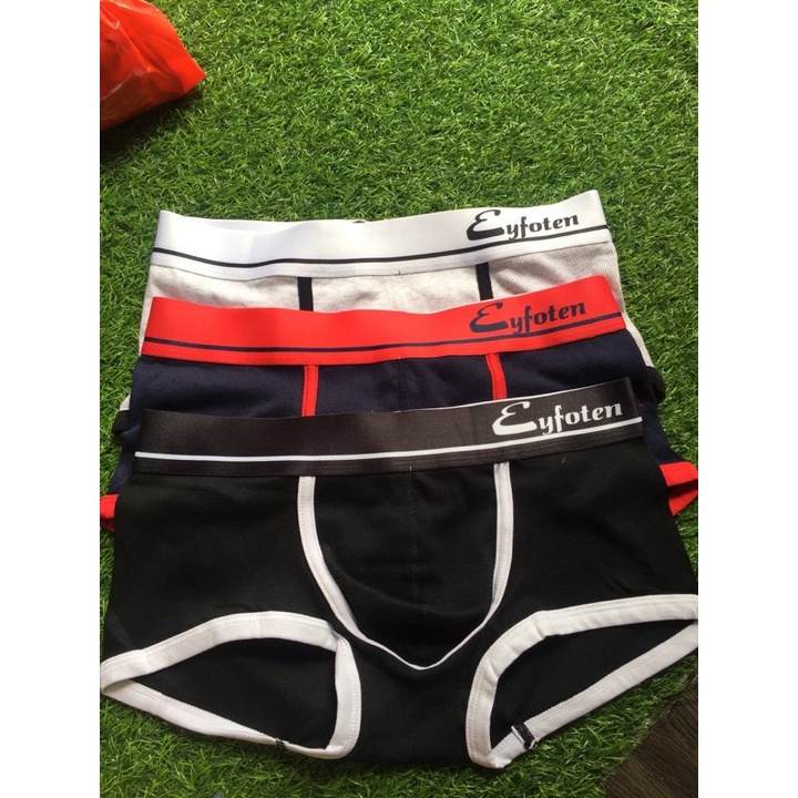 [free ship 50k + che tên đơn hàng] quần lót nam, quần lót boxer cotton nam co dãn tốt thời trang (hình chụp tại shop)
