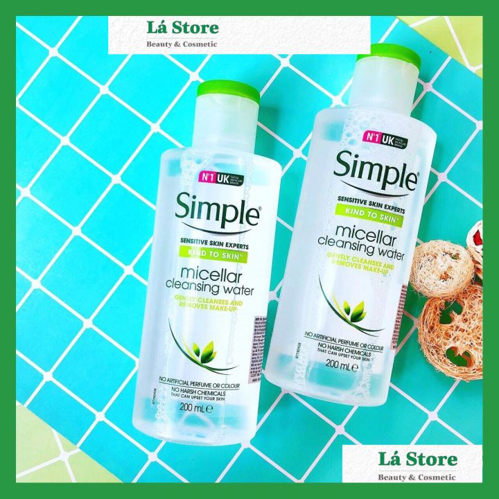 Nước Tẩy Trang Simple - Nước Tẩy Trang Simple Micellar Water 200ml