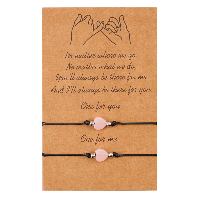 Set 2 Vòng Tay Hạt May Mắn Cho Cặp Đôi