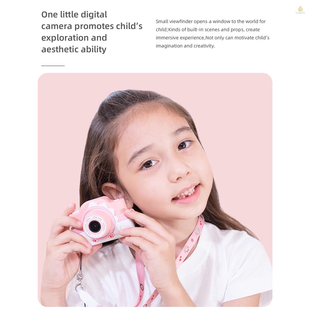 Camera kỹ thuật số C2 32MP Dual Lens 32GB TF hỗ trợ thẻ WIFI cho bé
 | BigBuy360 - bigbuy360.vn