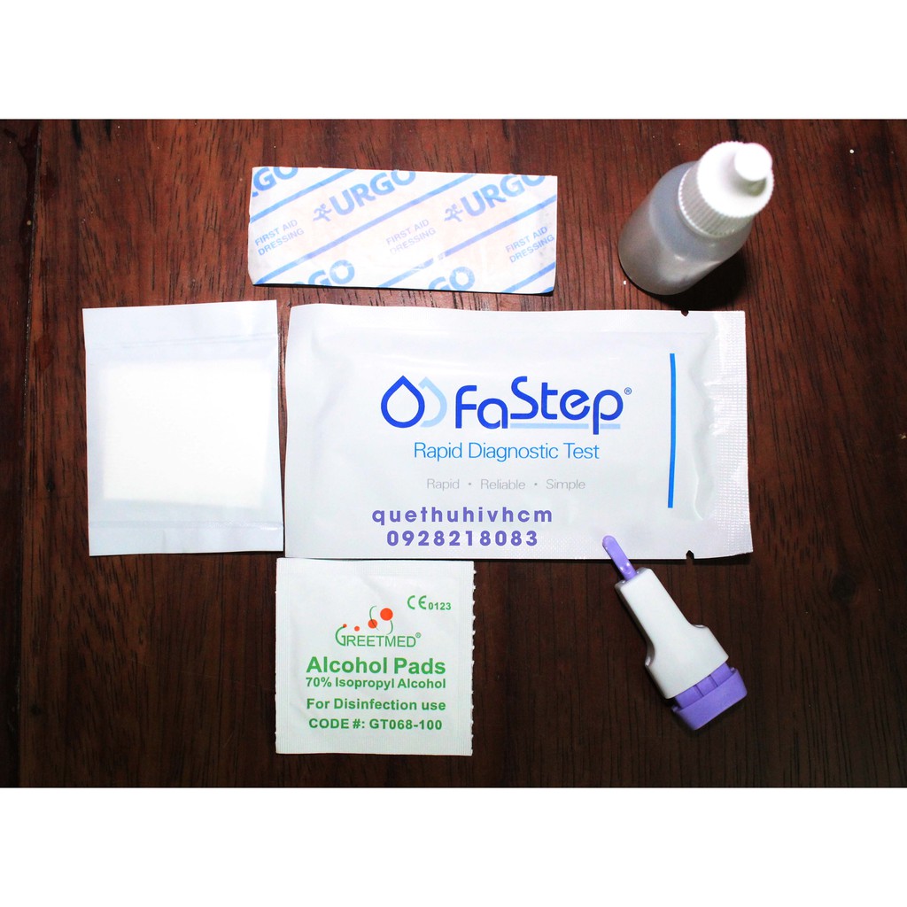 (3 bộ) Bộ xét nghiệm HIV, Viêm gan B, Viêm gan C Fastep