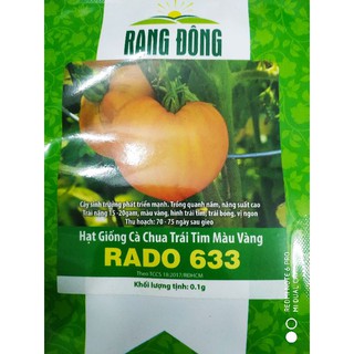 Hạt giống cà chua trái tim vàng 0.1gr❤️freeship xtra❤️