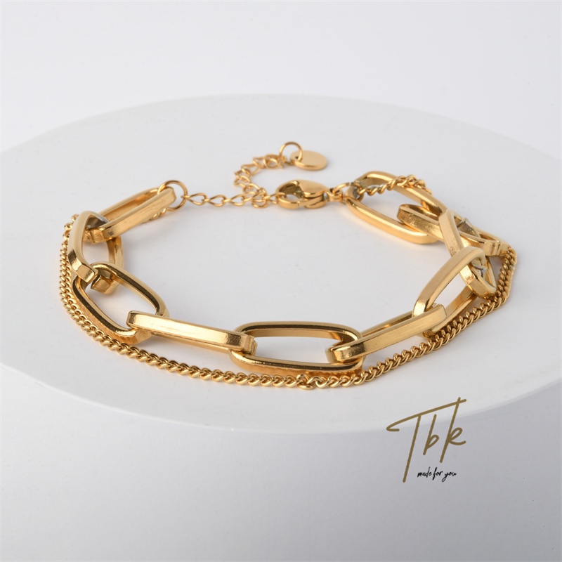 Vòng Đeo Tay Mạ Vàng 18k 988b Có Thể Điều Chỉnh Dành Cho Nữ