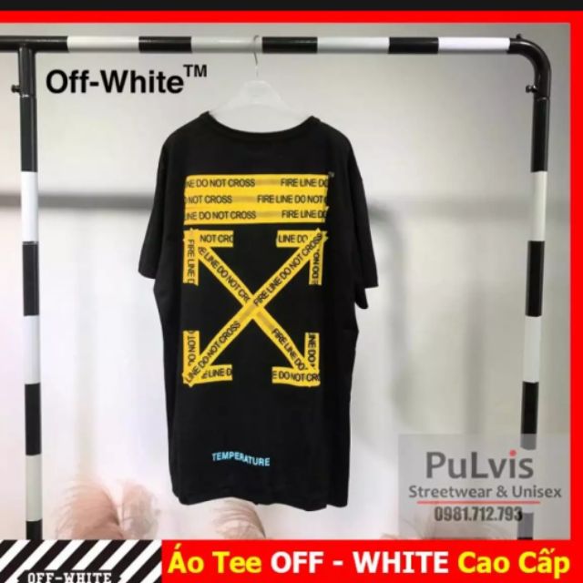 Áo thun tee off white - Áo ngắn tay không cổ