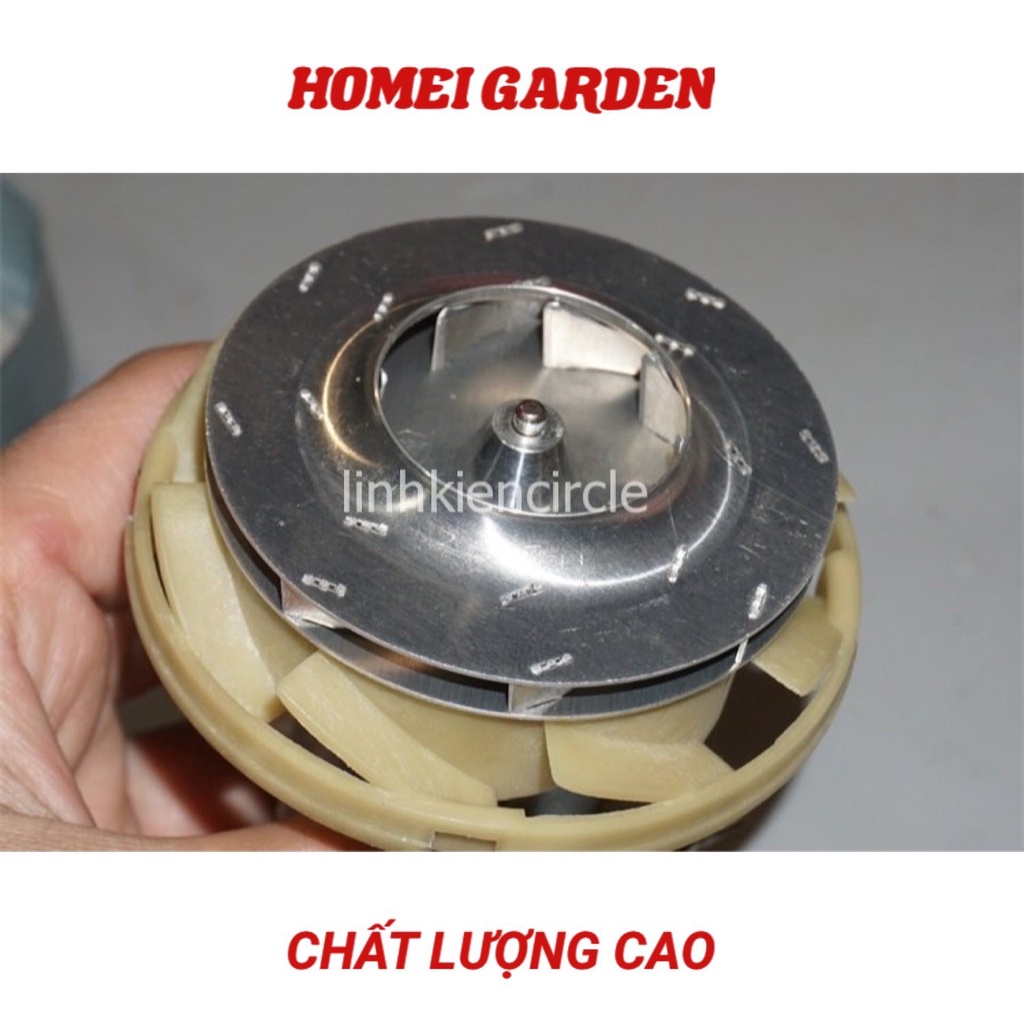 Motor máy hút bụi DC 12V - 18V 120W có chổi than quạt nhôm 62mm tốc độ 34500 RPM chất lượng cao - CD0404