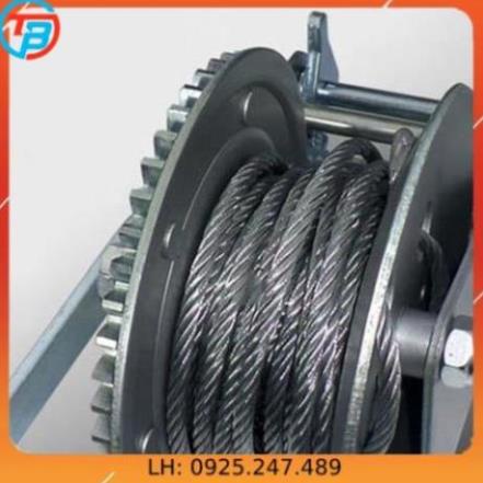 TỜI QUAY TAY 1200 LBS Tải Trọng 545 Kg Có Cáp Móc 10M