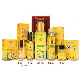 Dầu thảo dược y học cổ truyền Thập Tự Vàng Thái Lan