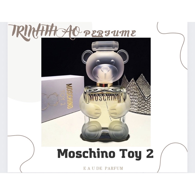 {Mẫu thử nước hoa} Hàng chính hãng Chiết thử mùi Moschino TOY 2, Moschino TOY Boy , Moschino BuBBle 