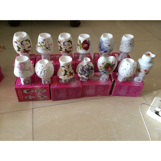 Đèn ngủ kiêm đèn xông tinh dầu 