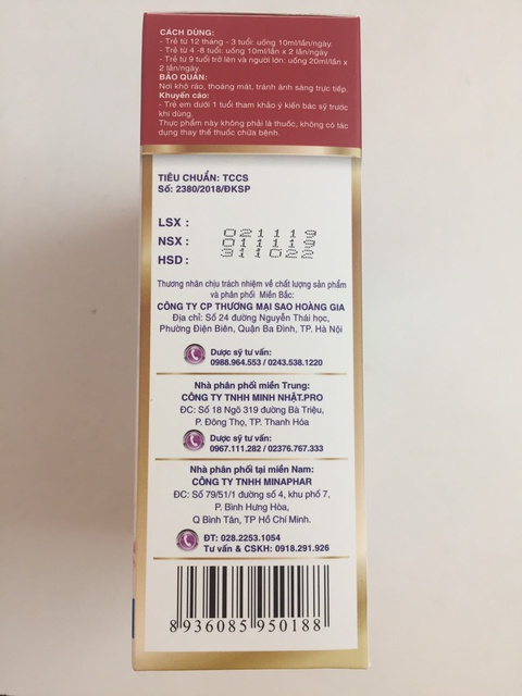 ✅ Siro chứa canxi nano,MK7,Lysin BEVITA ROYAL