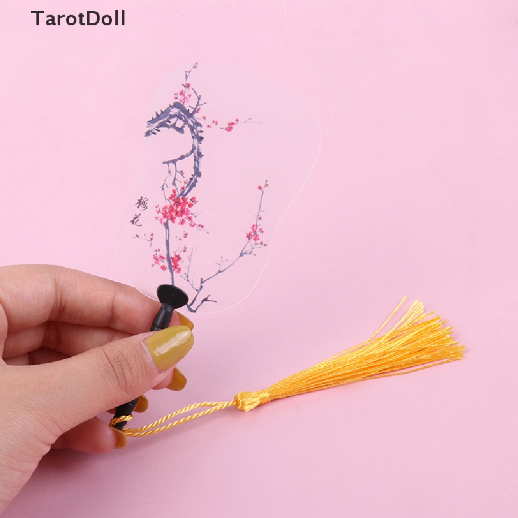 Bộ 2 Quạt Mini Trang Trí Nhà Búp Bê Tỉ Lệ 1: 12