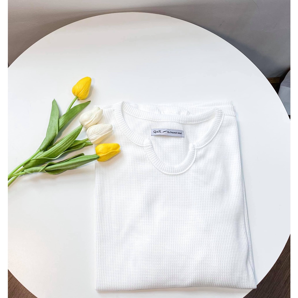 Áo len gạo dài tay cổ U xốp thụng AL8100, kiểu len tăm dài tay lanly chất mềm đẹp dáng ulzzang mặc đẹp style hàn quốc | BigBuy360 - bigbuy360.vn