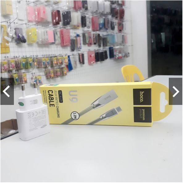 Dây Sạc Samsung Dài 1m2 Hoco U9 Đầu Micro Hỗ Trợ Sạc Nhanh Bảo Hành 3 Tháng
