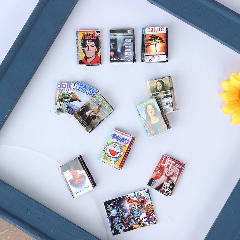 Set 12 Mô Hình Nhà Búp Bê Mini Xinh Xắn