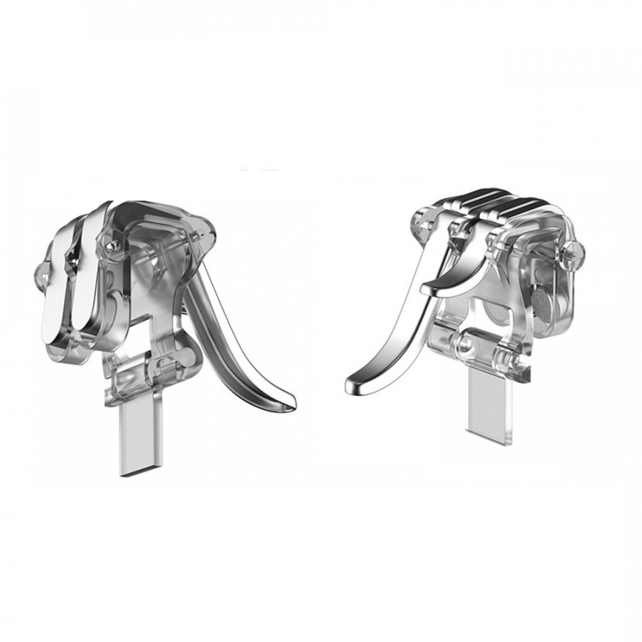 Bộ 02 gamepad nút hỗ trợ chơi game PUBG Hot WH6 hỗ trợ 6 ngón tay cùng lúc cho Smartphone / tablet - Chính hãng