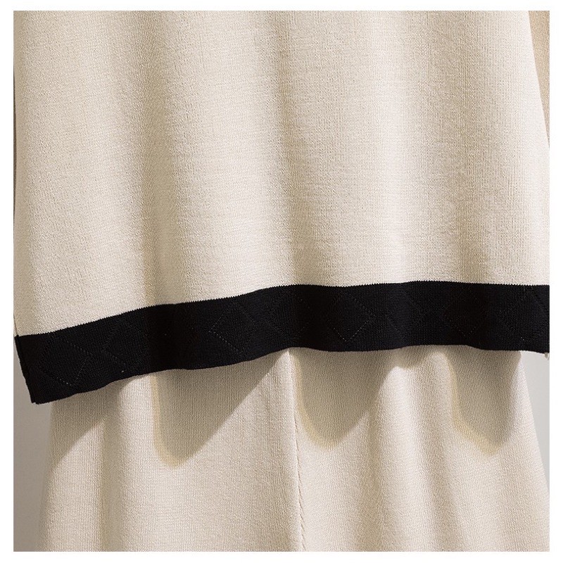 Set len dệt kim túi đôi