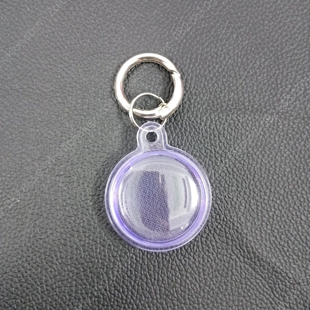 Bao da móc khoá Air Tag (airtag) Trong suốt TPU